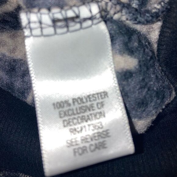 Simply Vera Leopard Sweater Cheetah Animal Print Soft Pajamas Sleep Loungewear - Picture 7 of 9